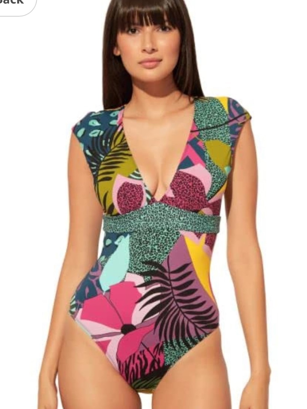 Bleu Rod Beattie Jungle Book Plunge Swimsuit, 10 - Picture 2 of 11